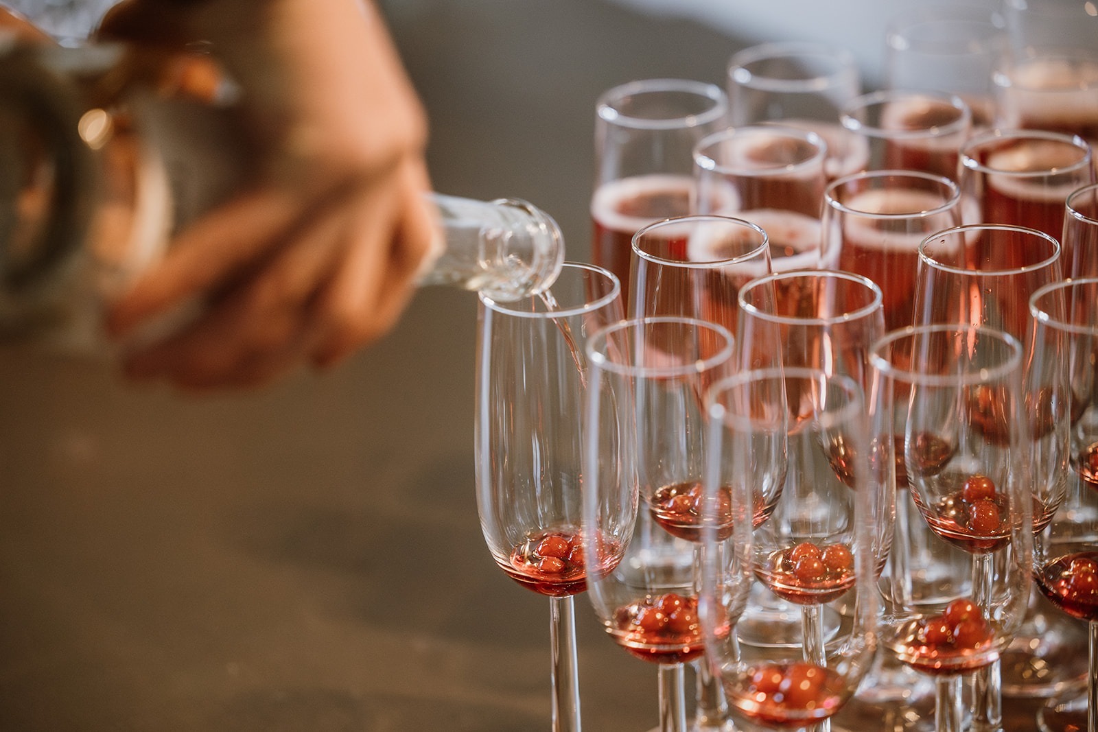 Event Bronckhorsthoeve champagne schenken